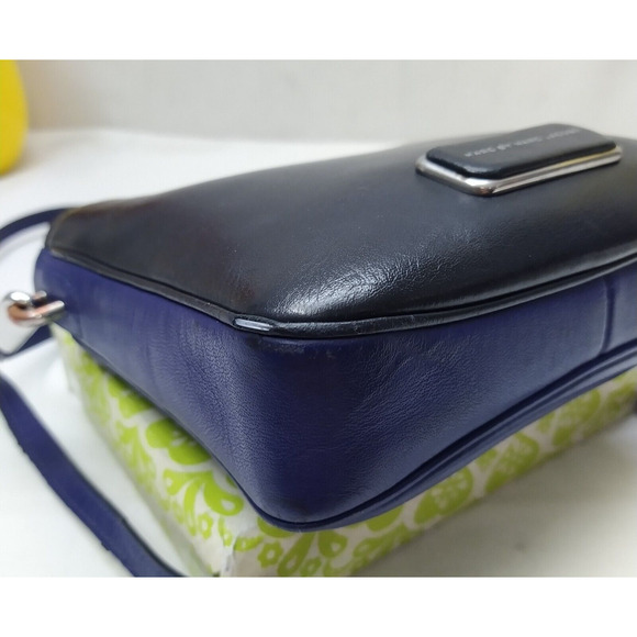 Marc By Marc Jacobs Colorblock Black Blue Small Crossbody Bag - Picture 8 of 15
